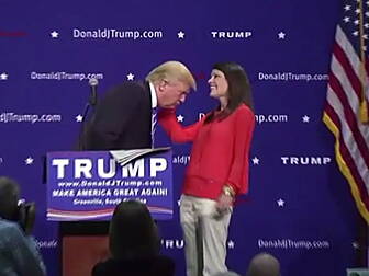 Question: Does Trump wear a to...
